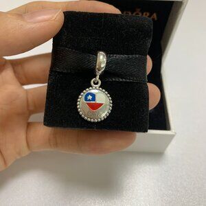Pandora Chile Flag Exclusive Charm